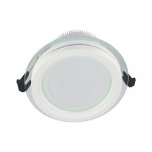 Встраиваемый светодиодный светильник Lumina Deco Saleto LDC 8097-ROUND-GL-18WSMD-D200 WT