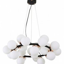 Подвесная люстра Lumina Deco Marsiada LDP 6033-25 BK+MD