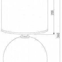 Настольная лампа TK Lighting 5066 Palla
