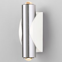 Настенный светодиодный светильник Elektrostandard Steel 40109/LED белый/сталь a055628
