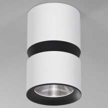Потолочный светодиодный светильник Elektrostandard Kayo 25049/LED 12W 4000К белый/черный a064731