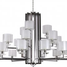 Подвесная люстра Newport 4401 4412+6+3/C black glossy