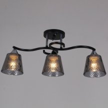 Потолочная люстра Reluce 06089-0.3-03 BK+CR