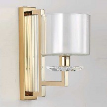 Настенный светильник с выключателем Newport 4400 4401/A Gold