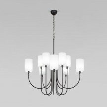 Подвесная люстра Eurosvet Abbey 60164/10 черный Smart