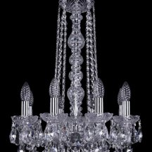 Люстра в гостиную Bohemia Ivele Crystal 1402 1402/8/141/h-57/Ni