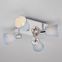 Спот Culver 20080/4 хром/голубой