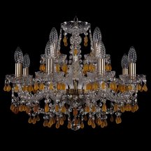 Подвесная люстра Bohemia Ivele 1410/8+4/195/Pa/V1003