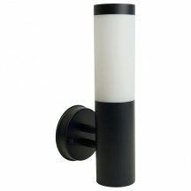 Светильник садово-парковый Feron DH041-B, Техно на стену вверх, 18W E27 230V, черный 51522