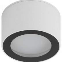 Накладной светильник Эра OL28 WH/BK Б0055581