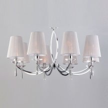 Элитная подвесная люстра Eurosvet Valery 60079/8 хром