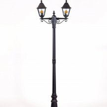 Наземный фонарь Oasis Light QUADRO M lead GLASS 79909MAlgY Bl