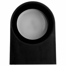 Светильник садово-парковый Feron.ONE DH014-P,на стену, GU10 220-240V, черный пластик 51543