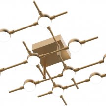 Потолочная люстра DeLight Collection Molecular MX18001067-10A gold