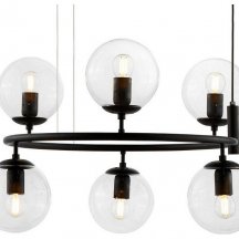 Подвесная люстра Lumina Deco LDP 6034-6 RND BK
