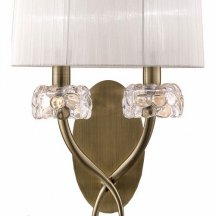 Испанское бра Mantra Loewe Antique Brass 4734