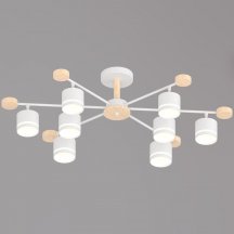 Потолочная люстра Reluce 78730-0.3-08 GX53 WH+WOOD
