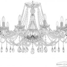 Подвесная люстра Bohemia Ivele Crystal 107 107/10/300 Ni