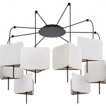 Подвесная люстра Arte Lamp Trixie A7084SP-8BK