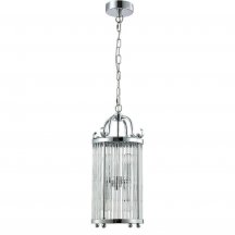 Подвесная люстра Crystal Lux Tadeo SP4 D200 Chrome/Transparente