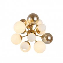 Элитная подвесная люстра Lumina Deco Galaksida LDP 8565-10/16 GD+TEA