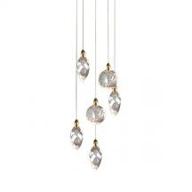 Подвесной светильник Colvin MT9176-6H titanium gold