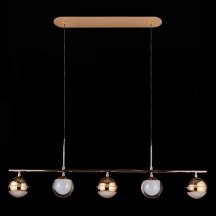 Подвесная люстра Lilith LE7709/5L Black Chrome/Gold