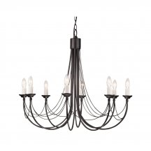 Подвесная люстра Elstead Carisbrooke CB8-BLACK
