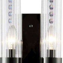 Бра Crystal Lux OTONO AP2 BLACK CHROMIUM/TRANSPARENTE