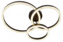 Светильник потолочный светодиодный ЭРА Модерн Bloom CLL-1-110W 3K-6K RC BK с ДУ черный Б0069754