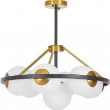 Люстра для натяжных потолков Lumina Deco Donzano LDP 8034-7 BK+WT
