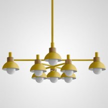 Люстра зелёного цвета ImperiumLoft Fanta A Lights Yellow FANTA_A01