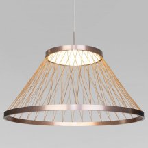 Подвесной светильник Eurosvet Cesta 40017/1 LED коричневый