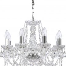 Подвесная люстра Bohemia Ivele Crystal 107 107/8/165 Ni