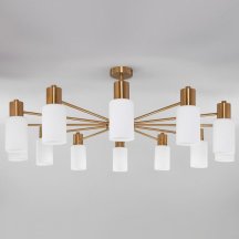 Потолочная люстра Eurosvet Vegga 70160/12 латунь Smart