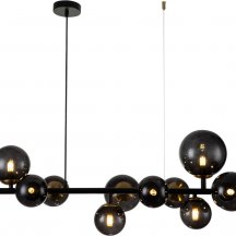 Подвесная люстра Indigo Molecola 11018/10P Black V000196