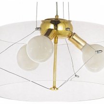 Подвесная люстра Lumina Deco Globo LDP 6018-500 PR+F.GD