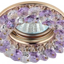 Встраиваемый светильник ЭРА Декор DK16 GD/WH/PU