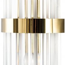 Настенный светильник Crystal Lux Sorpresa AP2 Brass/Transparente