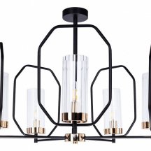 Потолочная люстра арт-деко Arte Lamp Celaeno A7004PL-5BK