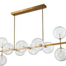 Потолочная люстра DeLight Collection Globe Mobile KG0965P-10L brass