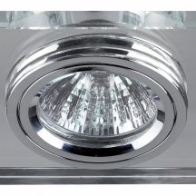 Встраиваемый светильник ЭРА Декор DK8 CH/WH