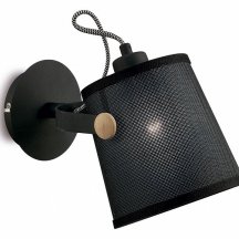 Испанский настенный светильник Mantra Nordica E27 - Black 4925