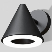 Уличный настенный светодиодный cветильник Elektrostandard Artic 35169/D черный a063998