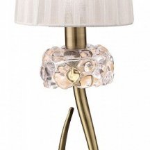 Классическая настольная лампа Mantra Loewe Antique Brass 4737