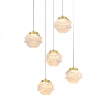 Подвесной светильник MD25030003 MD25030003-5A gold/clear