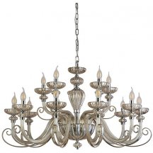 Подвесная люстра Newport ANNETTE 8620+5/C chrome cognac