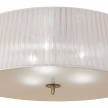 Люстра в спальню Mantra Loewe Antique Brass 4740