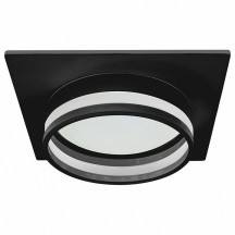 Светильник встраиваемый Feron DL503 LUNA потолочный GX53 черный квадрат 51092
