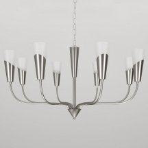 Подвесная люстра Eurosvet Rhyton 60167/8 никель